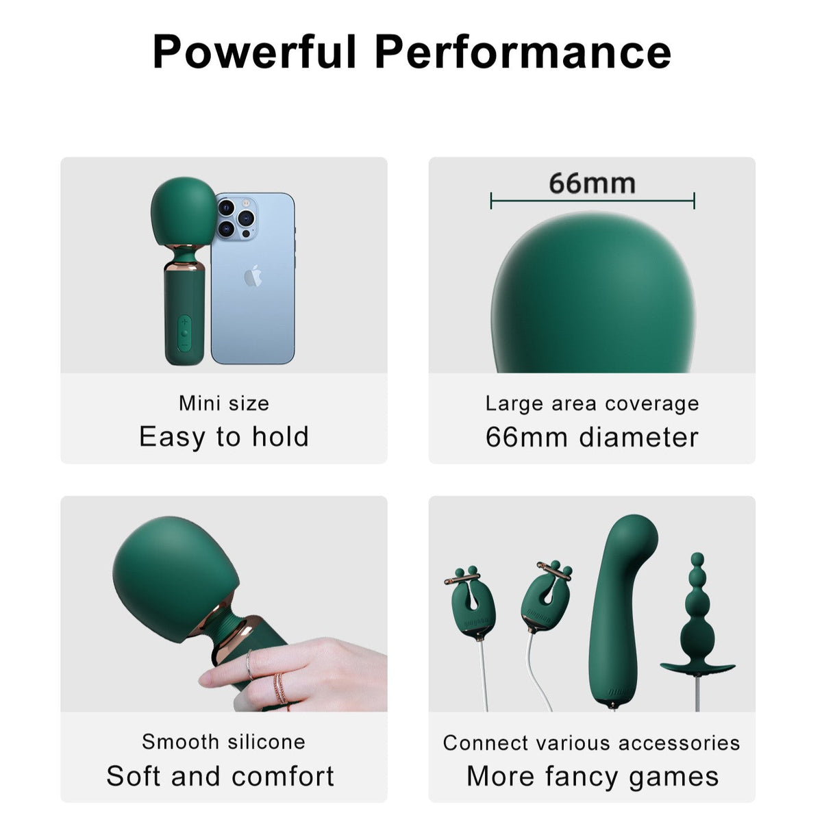 QINGNAN #5 Powerful Mini AV Wand Vibrator