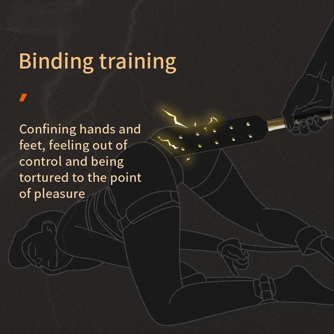 Roomfun Electric Shock BDSM Crop, Paddle, Cane & Stick Set