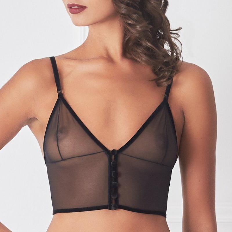Sheer Mesh Lingerie Set