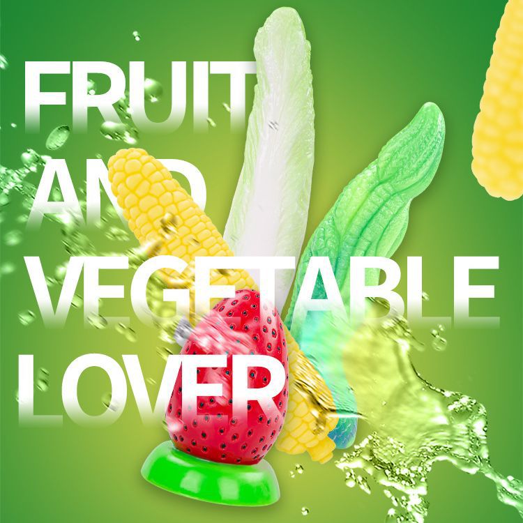 Cucumber Silicone Fantasy Dildo 10.5 Inch