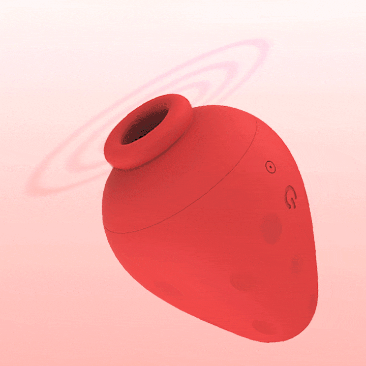 Strawberry Clitoral Sucking Vibrator