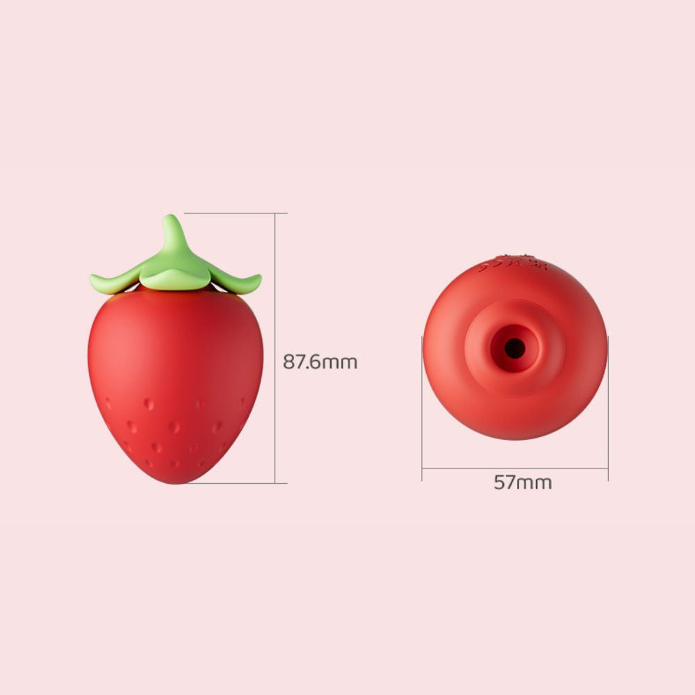 Strawberry Clitoral Sucking Vibrator